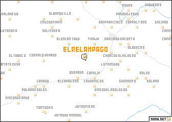 map of El Relámpago