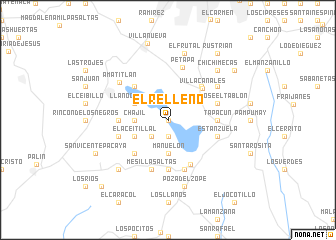 map of El Relleno