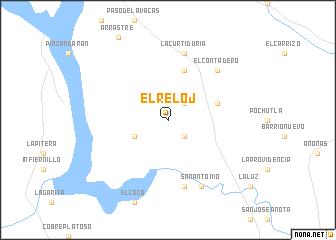 map of El Reloj