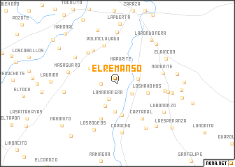 map of El Remanso