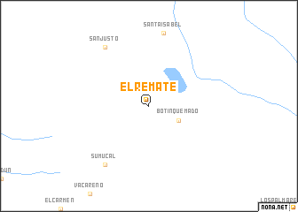 map of El Remate