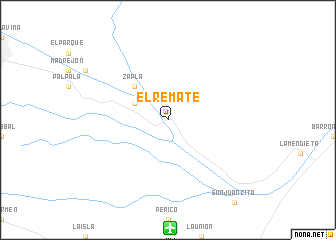 map of El Remate