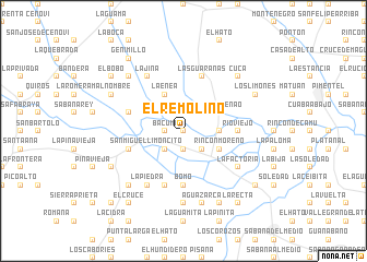 map of El Remolino