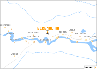 map of El Remolino