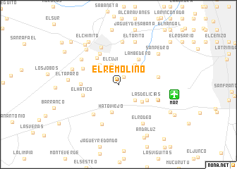 map of El Remolino