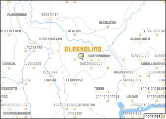 map of El Remolino