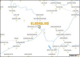 map of El Remolino