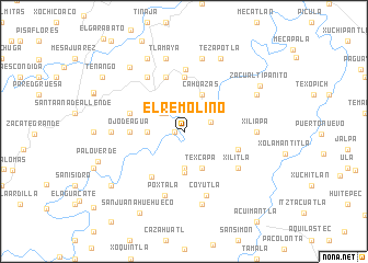 map of El Remolino