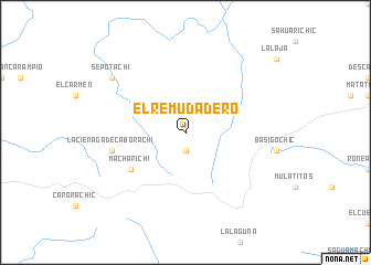 map of El Remudadero