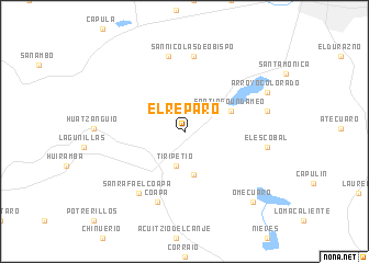 map of El Reparo