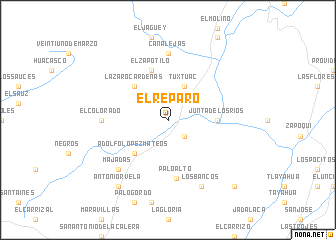 map of El Reparo