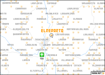 map of El Reparto