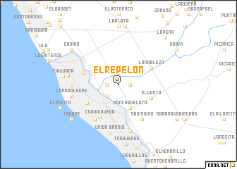 map of El Repelón