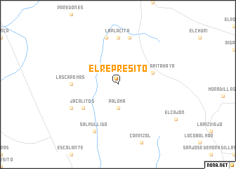 map of El Represito