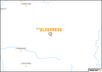 map of El Represo