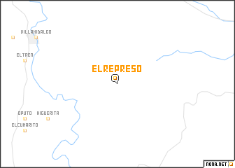 map of El Represo