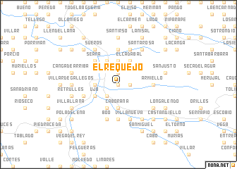 map of El Requejo