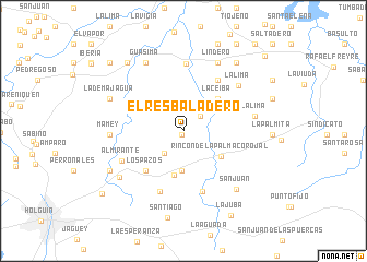 map of El Resbaladero