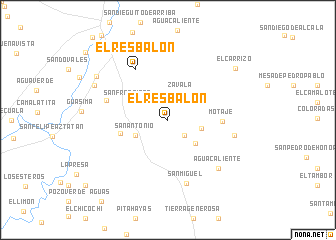 map of El Resbalón