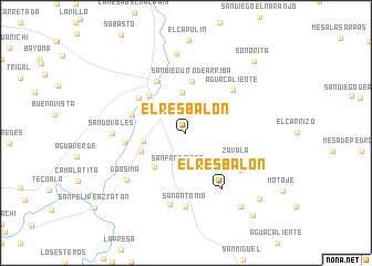 map of El Resbalón