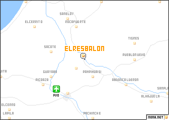 map of El Resbalón