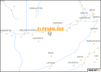 map of El Resbaloso