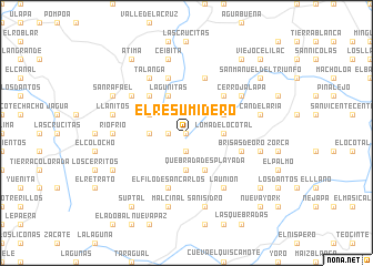 map of El Resumidero