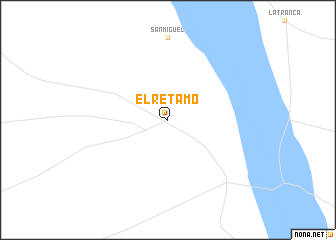 map of El Retamo