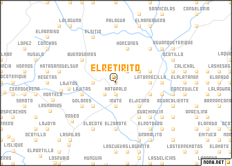 map of El Retirito