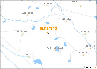 map of El Retiro