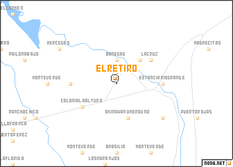 map of El Retiro
