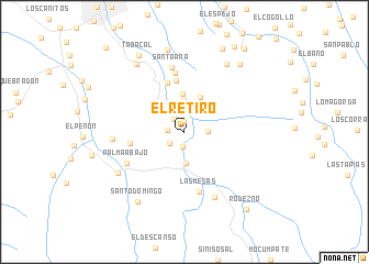map of El Retiro