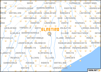 map of El Retiro