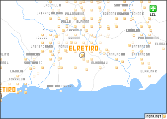 map of El Retiro