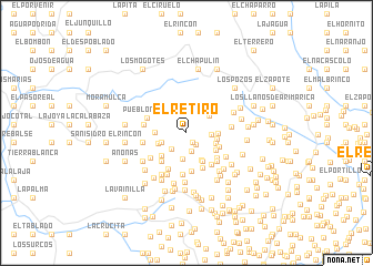 map of El Retiro