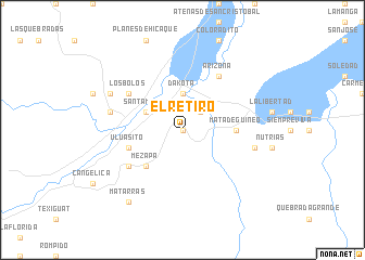 map of El Retiro