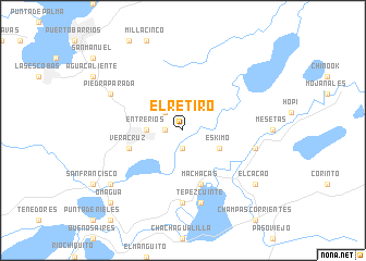 map of El Retiro