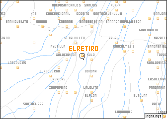 map of El Retiro