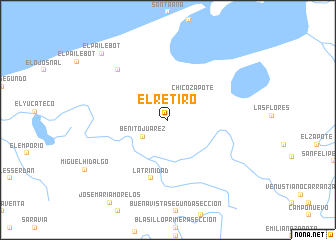 map of El Retiro