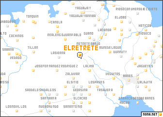 map of El Retrete