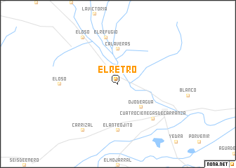 map of El Retro