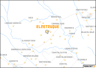 map of El Retruque