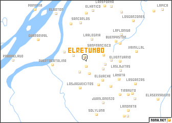 map of El Retumbo