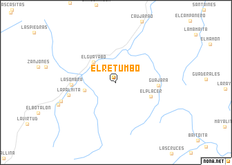 map of El Retumbo