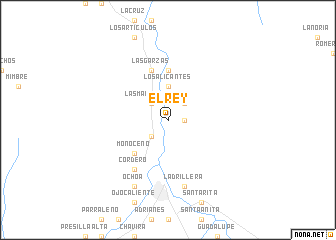 map of El Rey