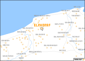 map of El Rhoraf