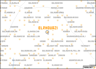 map of El Rhouazi