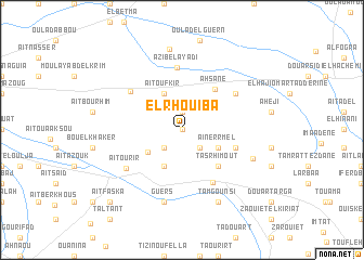 map of El Rhouiba