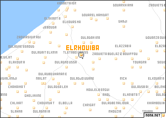 map of El Rhouiba