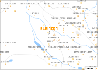 map of El Rincón